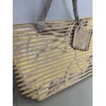 BOLSA PLAYA RAYAS DORADO