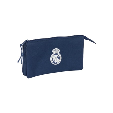 ESTUCHE TRIPLE REAL MADRID AZUL MARINO