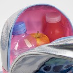 MOCHILA STITCH IRIDISCENTE CON POMPÓN
