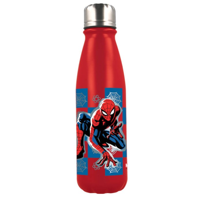 BOTELLA SPIDEY ALUMINIO 600ML