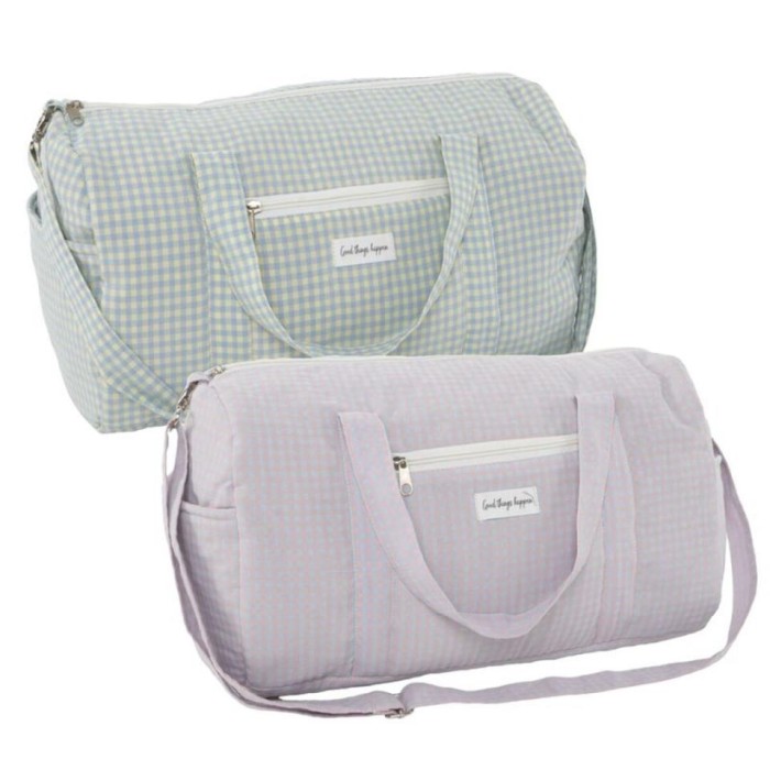 BOLSA VIAJE VICHY PASTEL 