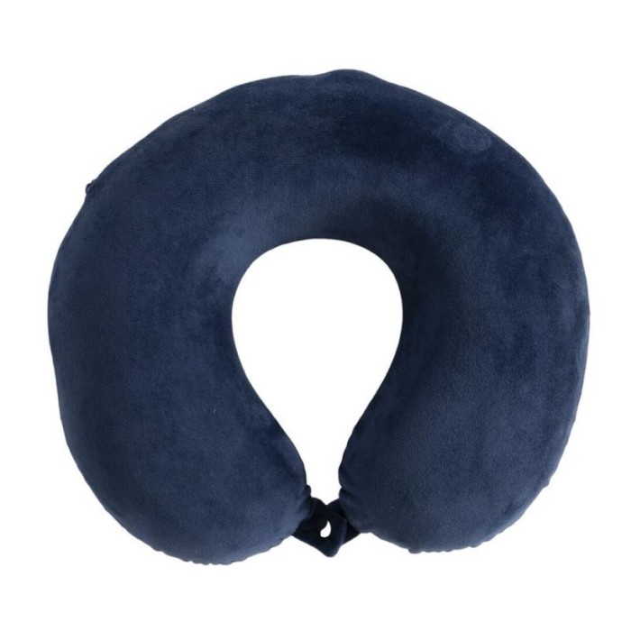 COJIN CERVICAL VISCO AZUL MARINO 