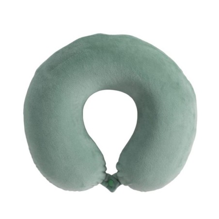 COJIN CERVICAL VISCO VERDE AGUA 
