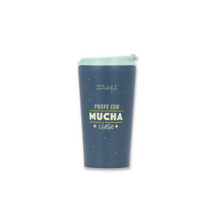 TAZA TAKE AWAY TÉRMICA - PROFE CON MUCHA CLASE