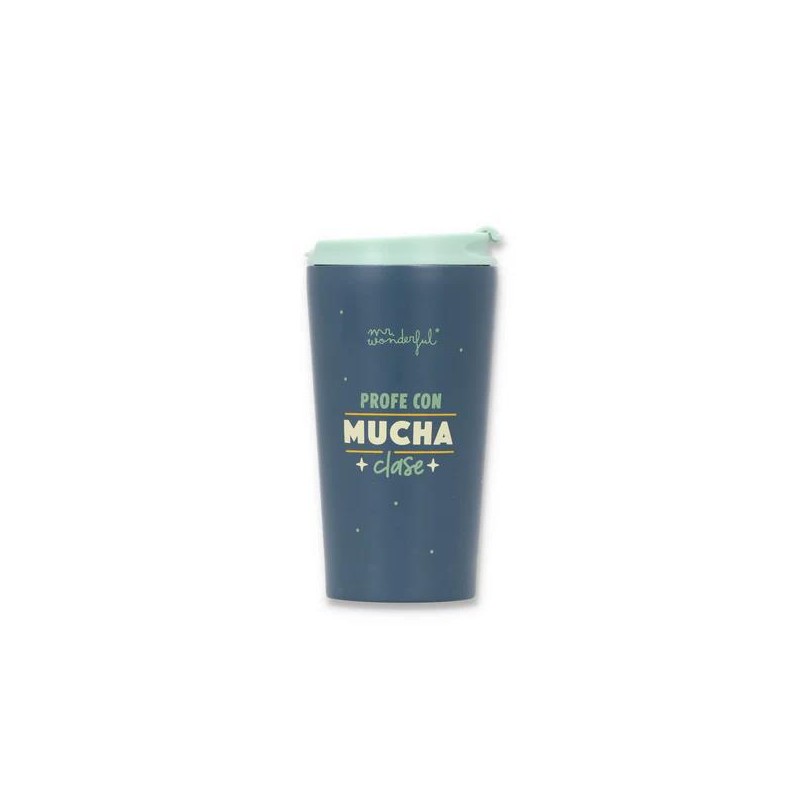 TAZA TAKE AWAY TÉRMICA - PROFE CON MUCHA CLASE