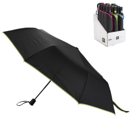 PARAGUAS PLEGABLE AUTOMATICO ANTIVIENTO 