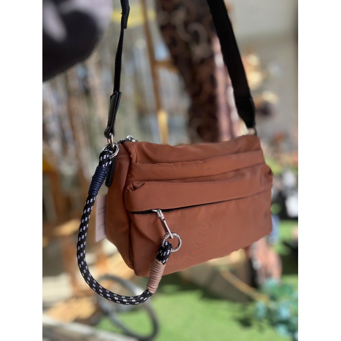 BANDOLERA NAYLON DETALLE CUERDA