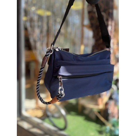 BANDOLERA NAYLON DETALLE CUERDA