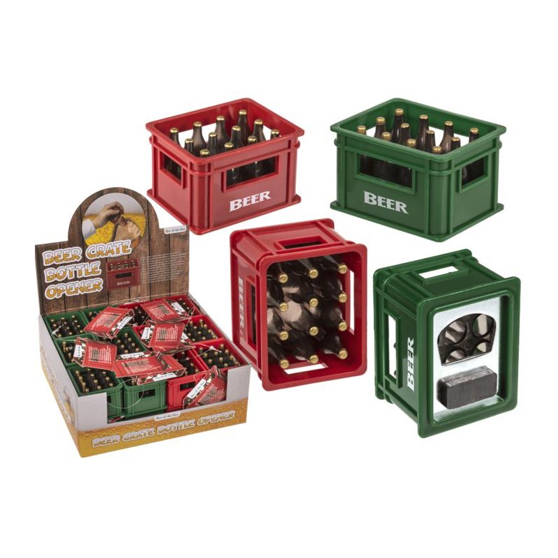 ABREBOTELLAS CON IMÁN CAJA DE CERVEZA