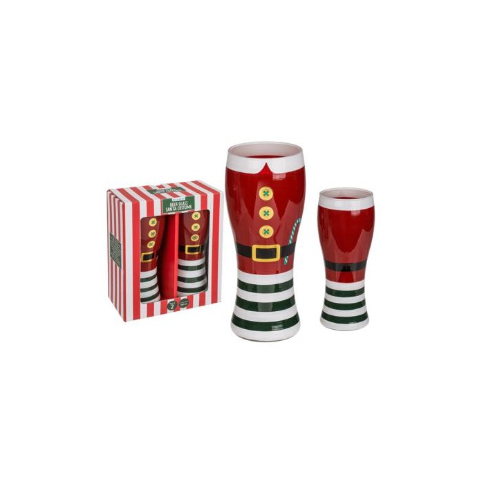 VASO DE CERVEZA SANTA 460ML