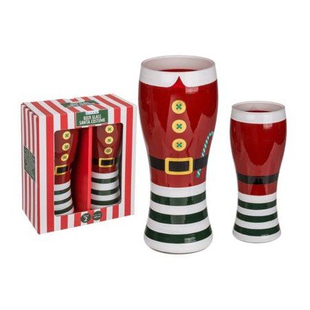 VASO DE CERVEZA SANTA 460ML