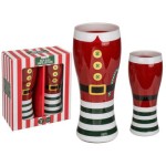 VASO DE CERVEZA SANTA 460ML