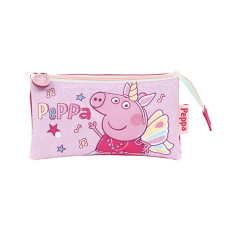 ESTUCHE PEPPA PIG TRIPLE