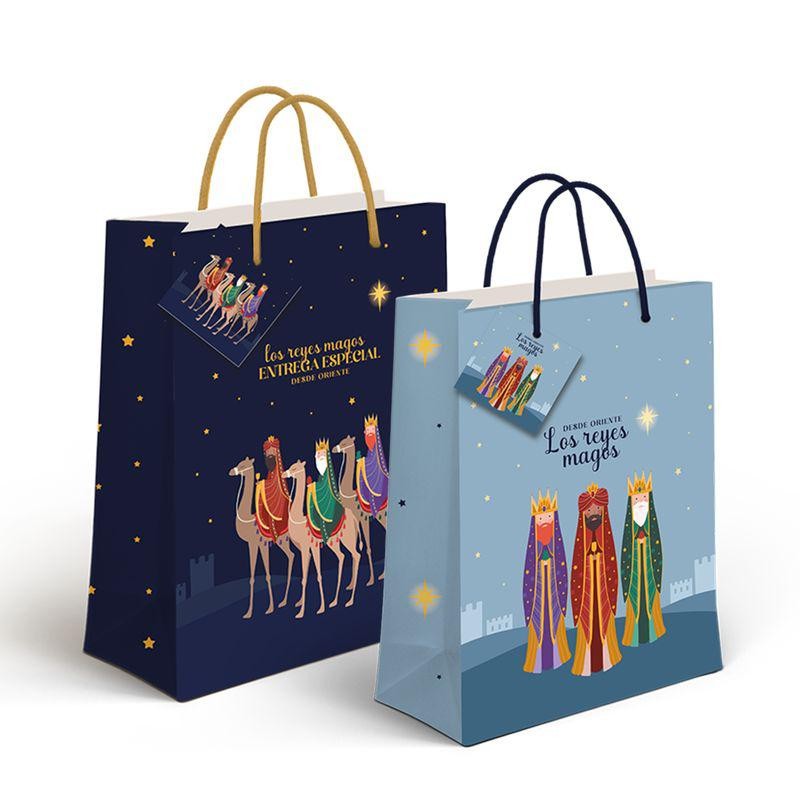 BOLSA PAPEL L REYES MAGOS