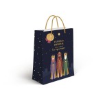 BOLSA PAPEL S REYES MAGOS ORO