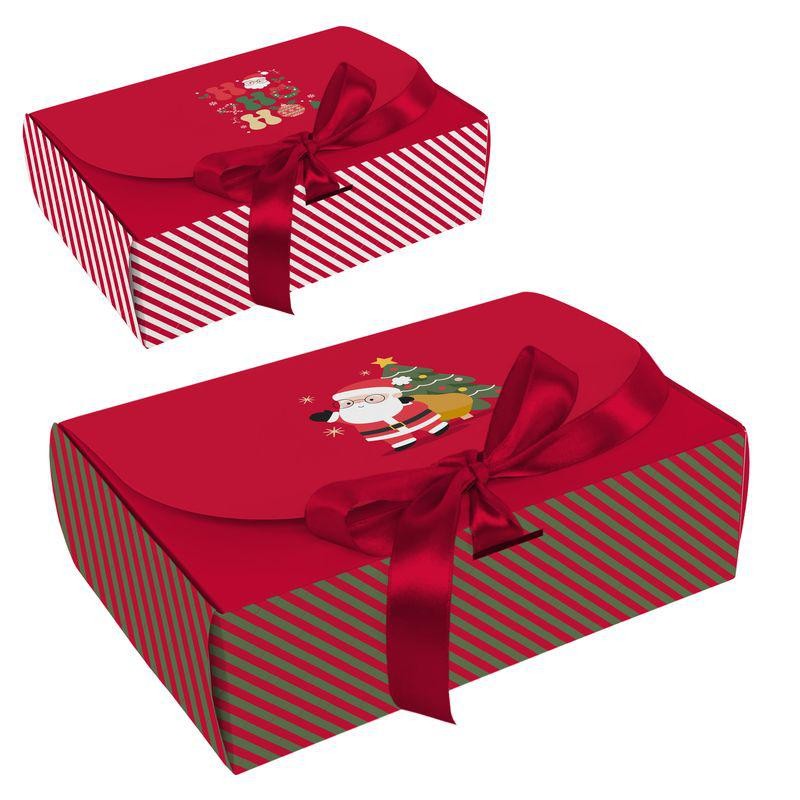 CAJA REGALO CON LAZO PAPÁ NOEL