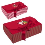 CAJA REGALO CON LAZO PAPÁ NOEL