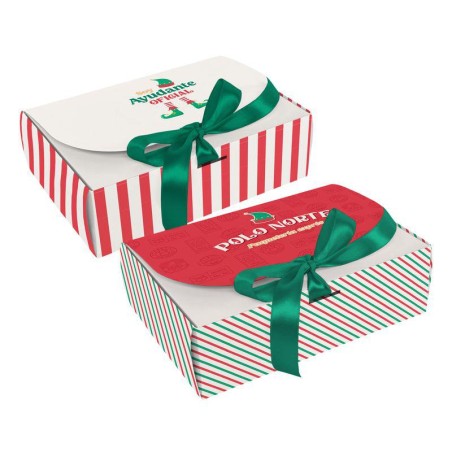 CAJA REGALO CON LAZO ELFO