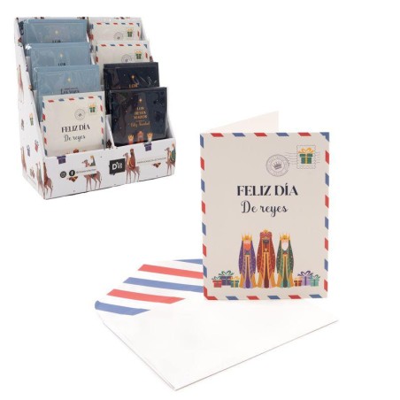 TARJETA CON SOBRE REYES MAGOS