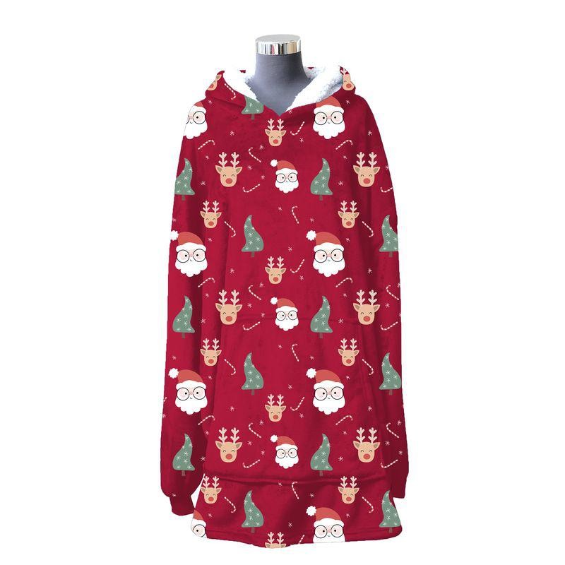 MANTA SUDADERA MICROFIBRA PAPA NOEL