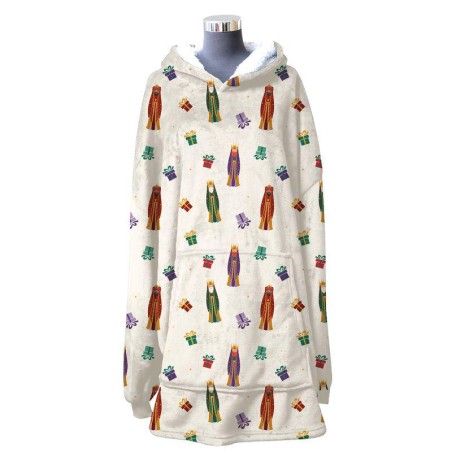 MANTA SUDADERA MICROFIBRA REYES MAGOS