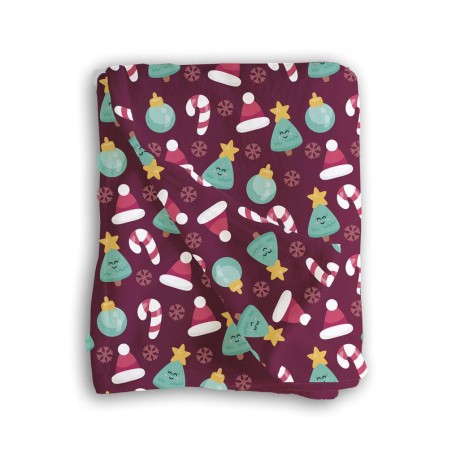 MANTA 125X150CM MICROFIBRA NAVIDAD 