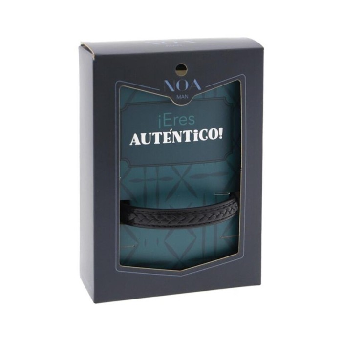 PULSERA DE PIEL - ¡ERES AUTÉNTICO