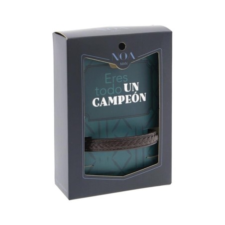 PULSERA DE PIEL - ERES TODO UN CAMPEÓN