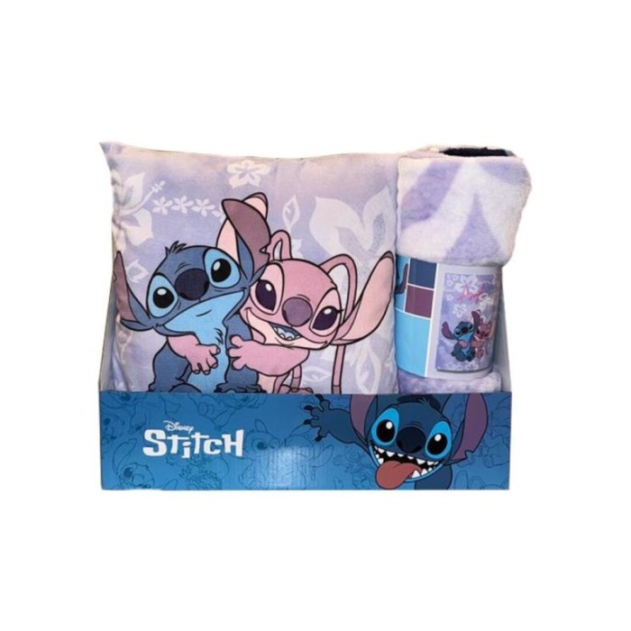 SET MANTA POLAR   COJIN LILO & STITCH