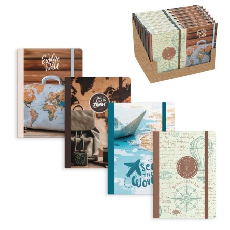 LIBRETA CON GOMA M TRAVEL