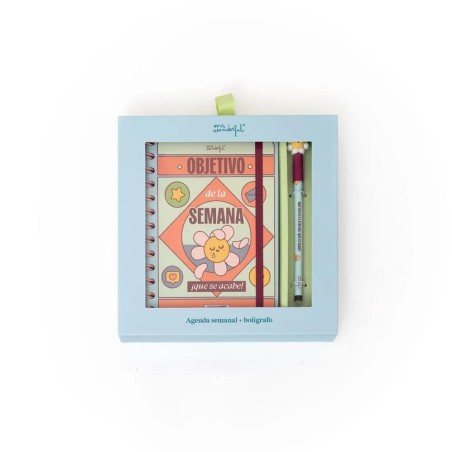 SET AGENDA WONDER PEQUEÑA 2026 SEMANAL - OBJETIVO