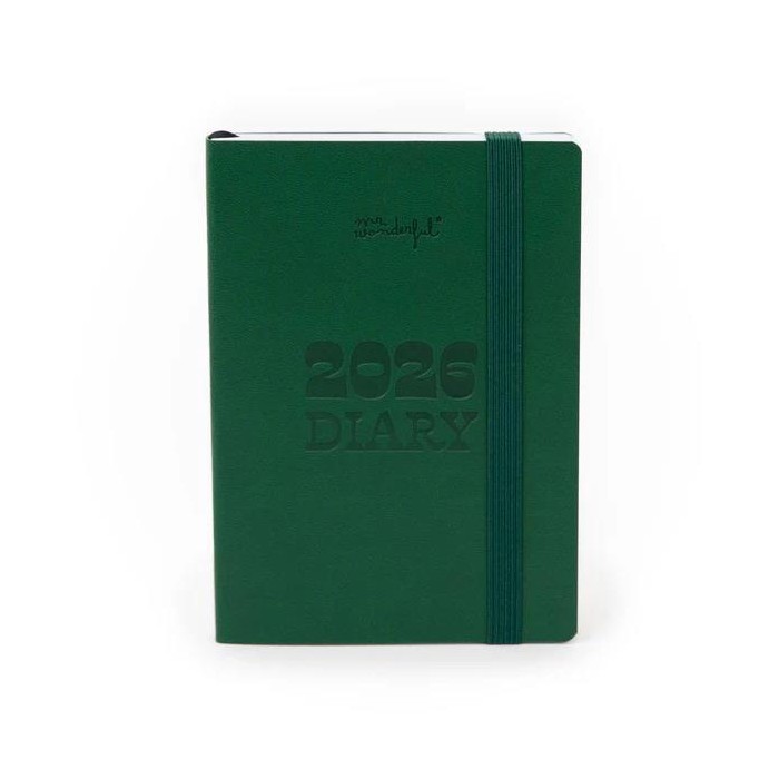 AGENDA POCKET 2026 SEMANAL PEQUEÑA - VERDE