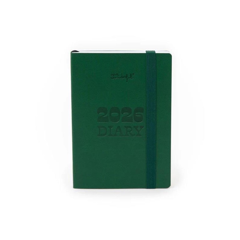 AGENDA POCKET 2026 SEMANAL PEQUEÑA - VERDE