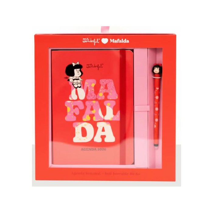 SET AGENDA SEMANAL POCKET SEMANAL BO-BO - MAFALDA