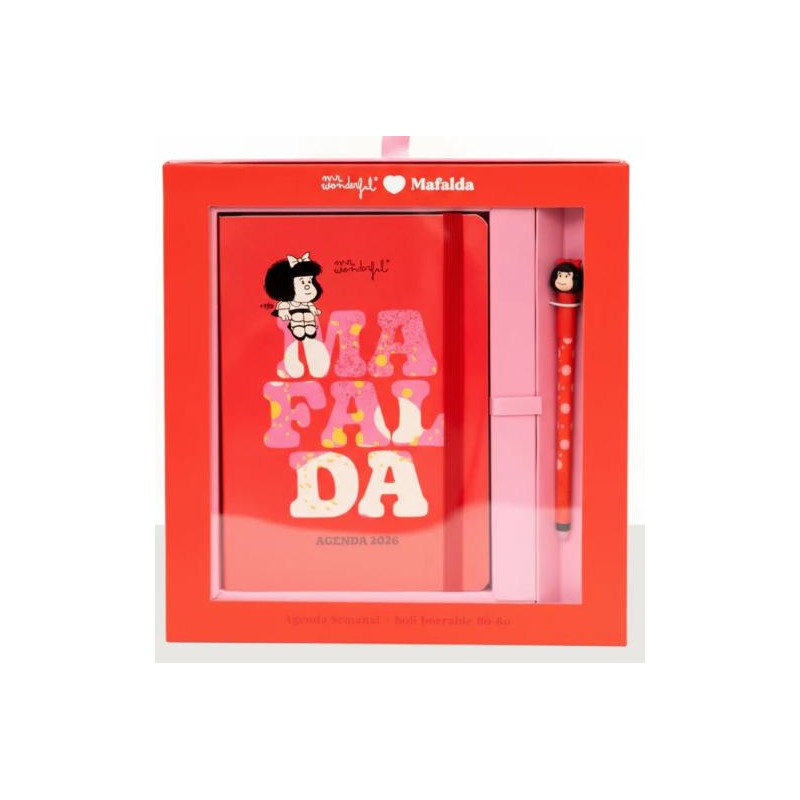 SET AGENDA SEMANAL POCKET SEMANAL BO-BO - MAFALDA