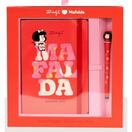 SET AGENDA SEMANAL POCKET SEMANAL BO-BO - MAFALDA