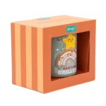 TAZA 3D ESTRELLA Y ARCOÍRIS - NACÍ PARA BRILLAR 