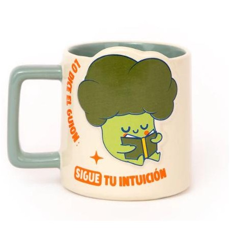 TAZA 3D BROCOLI - ¡SIGUE TU INTUICIÓN 