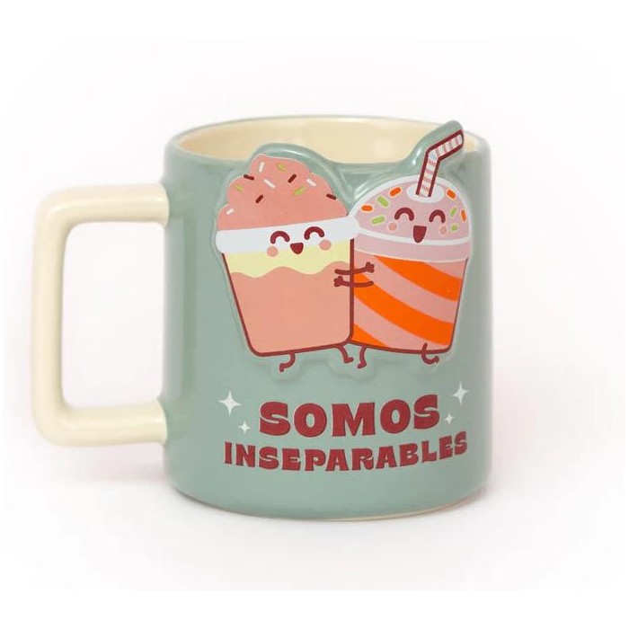 TAZA 3D BATIDOS - SOMOS INSEPARABLES 