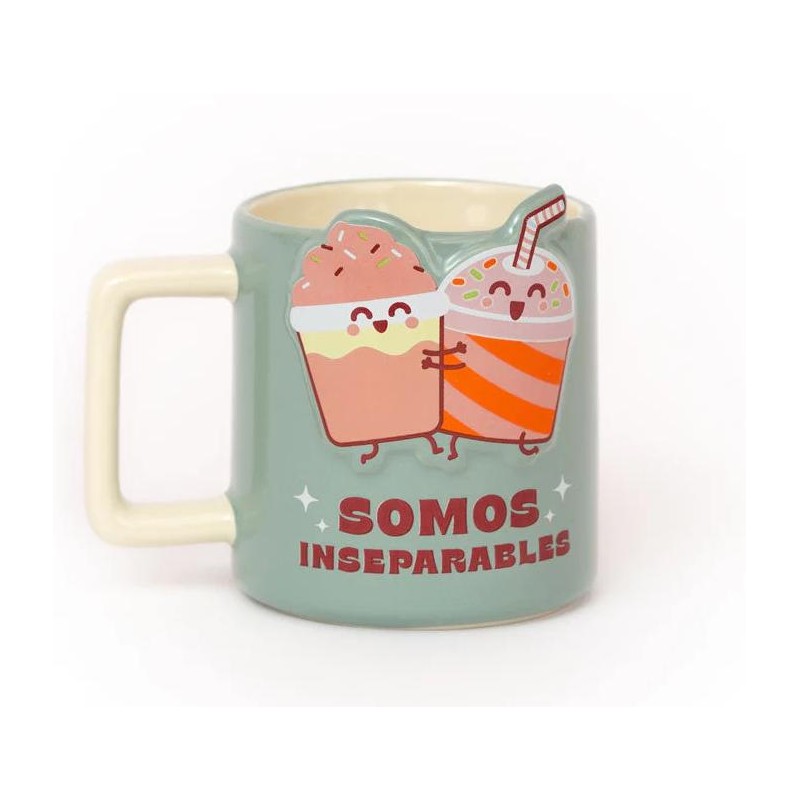 TAZA 3D BATIDOS - SOMOS INSEPARABLES 