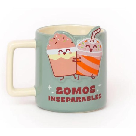 TAZA 3D BATIDOS - SOMOS INSEPARABLES 