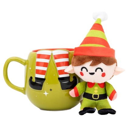 SET DE TAZA Y ELFO PELUCHE 
