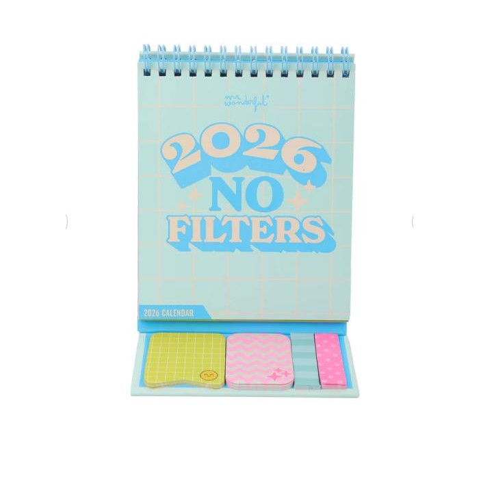 CALENDARIO DE SOBREMESA PEQUEÑO 2026 - NO FILTERS