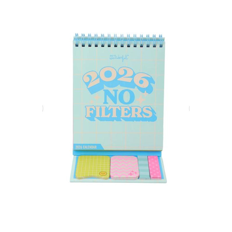 CALENDARIO DE SOBREMESA PEQUEÑO 2026 - NO FILTERS