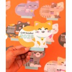 CALENDARIO DE SOBREMESA 2026 CON PEANA - MEOW 