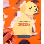 CALENDARIO DE SOBREMESA 2026 CON PEANA -DOG-LENDAR