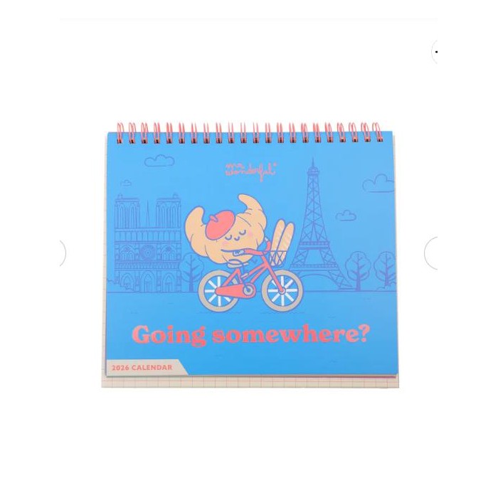 CALENDARIO DE ESCRITORIO 2026 - GOING SOMEWHERE 