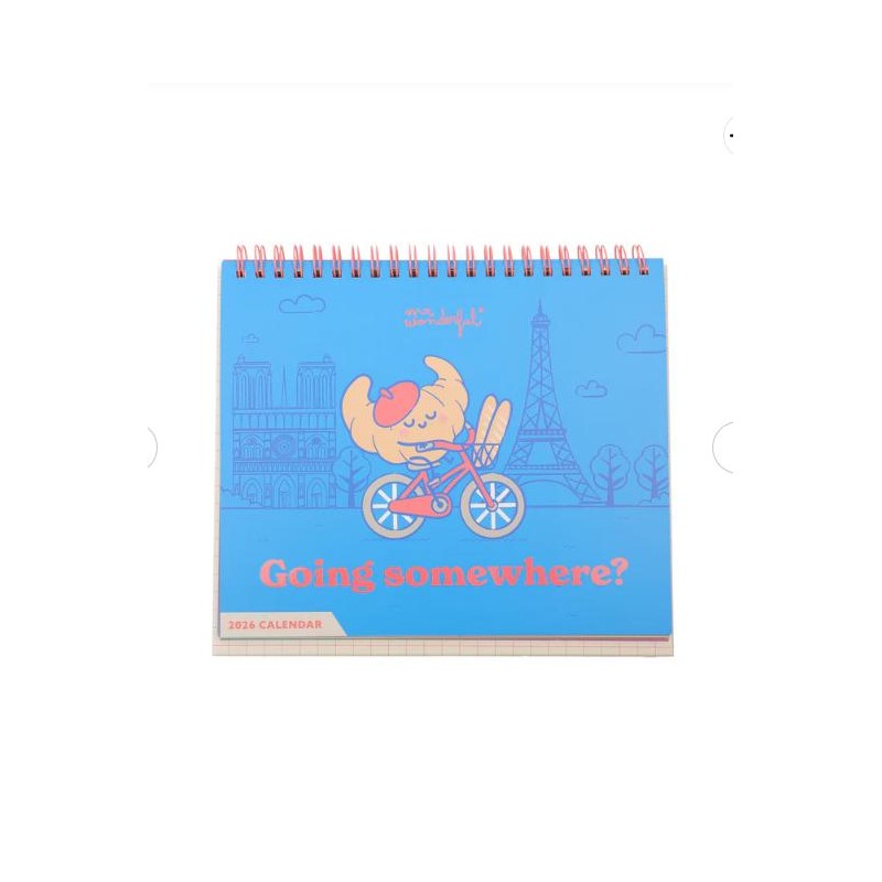 CALENDARIO DE ESCRITORIO 2026 - GOING SOMEWHERE 