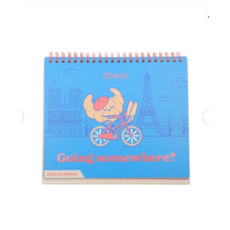 CALENDARIO DE ESCRITORIO 2026 - GOING SOMEWHERE 