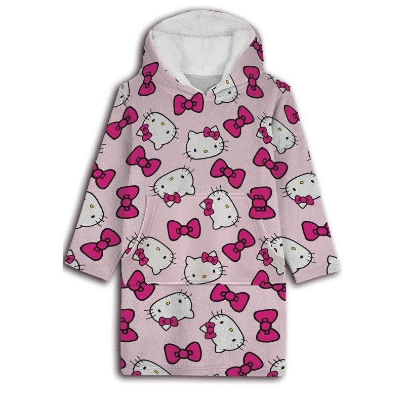 SUDADERA OVERSIZE POLIESTER HELLO KITTY